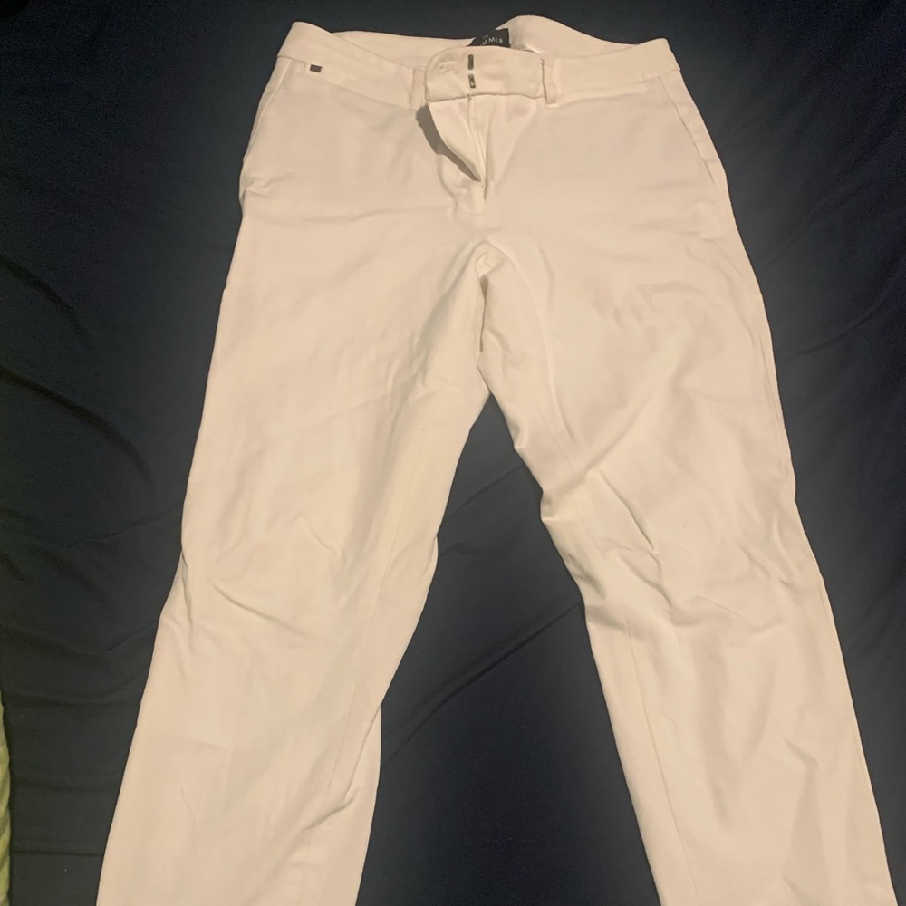 White dress pants from White House black market size 4